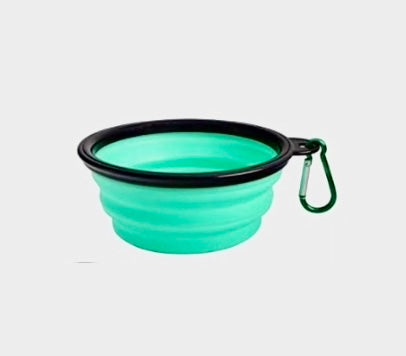 Nautical Dog Beach Collapsable Water Bowl
